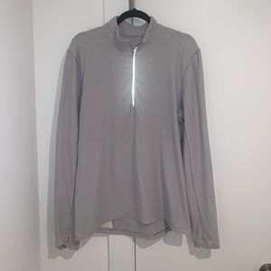 Gray Lululemon Surge Quarter-Zip - Men’s Medium